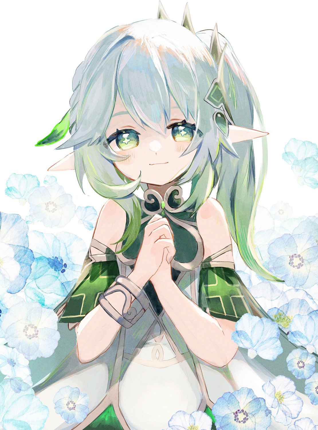 dress, genshin_impact, nahida, new_gnsn, pointy_ears
