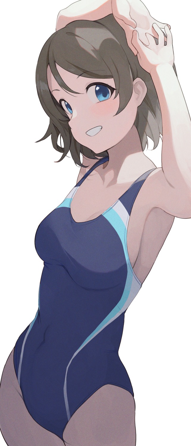 hiroki_(yyqw7151), love_live!_(series), love_live!_sunshine!!, school_swimsuit, swimsuits, watanabe_you