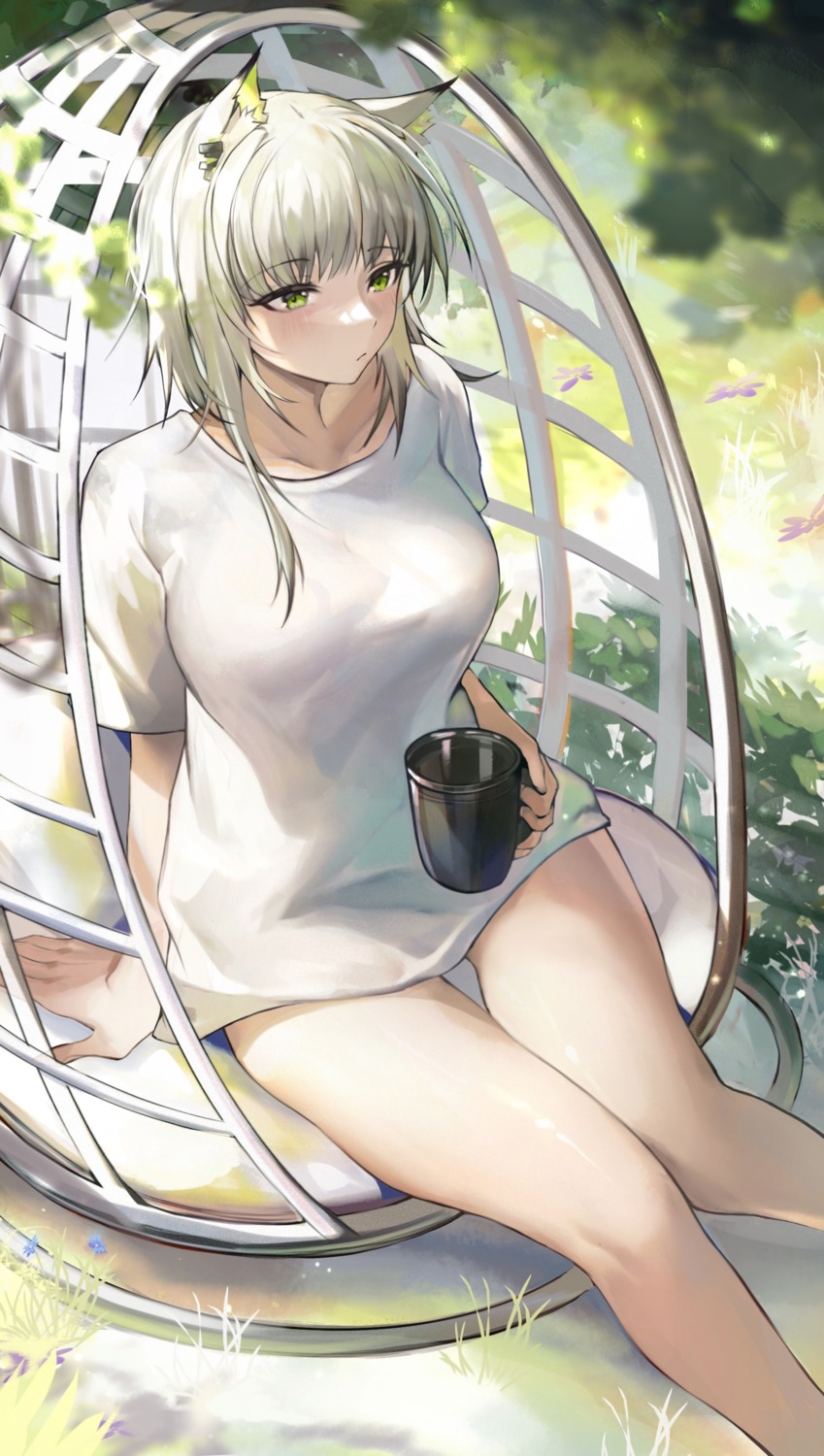 animal_ears, arknights, kal'tsit_(arknights), tabayashi