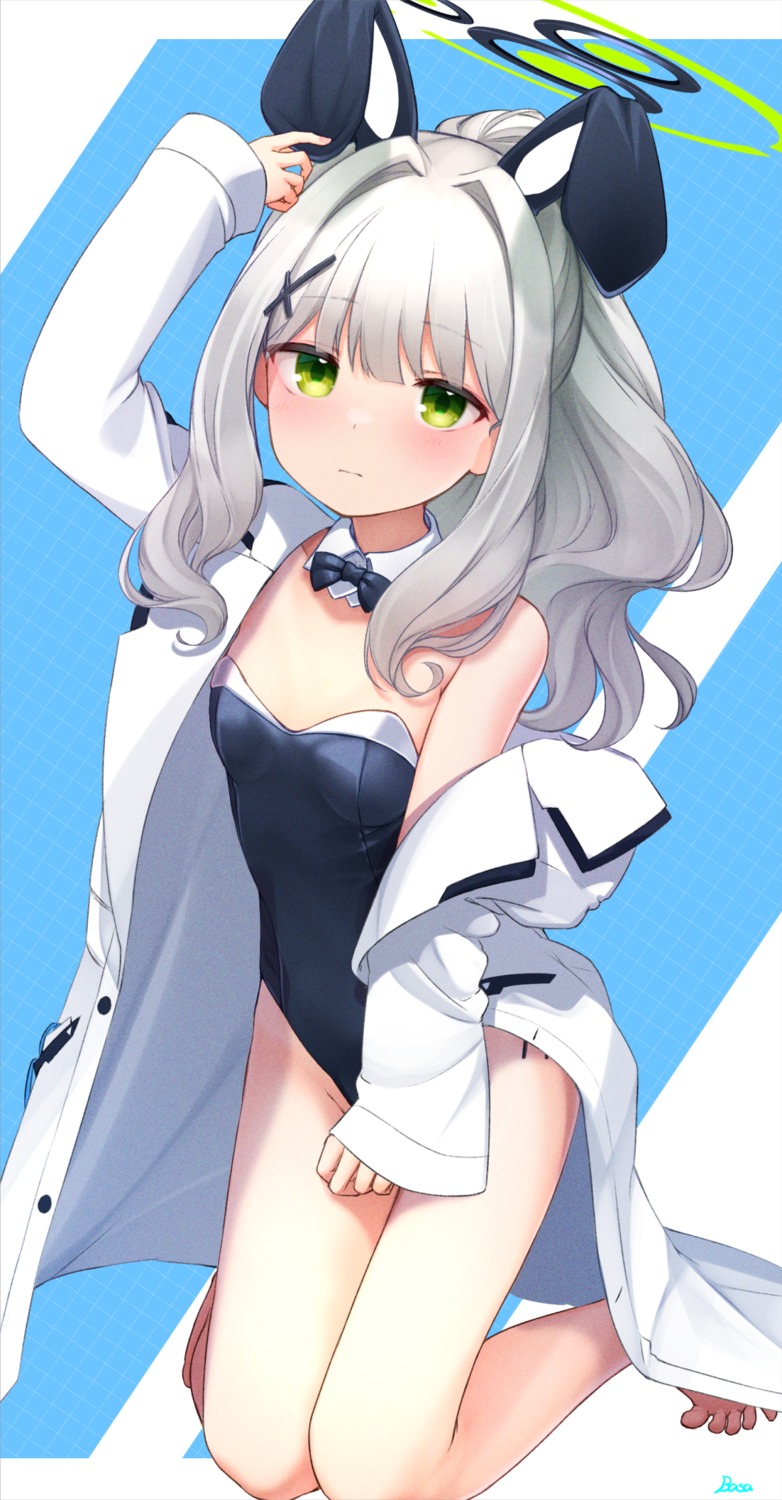 animal_ears, basa_rutan, blue_archive, bunny_ears, bunny_girl, halo, omagari_hare