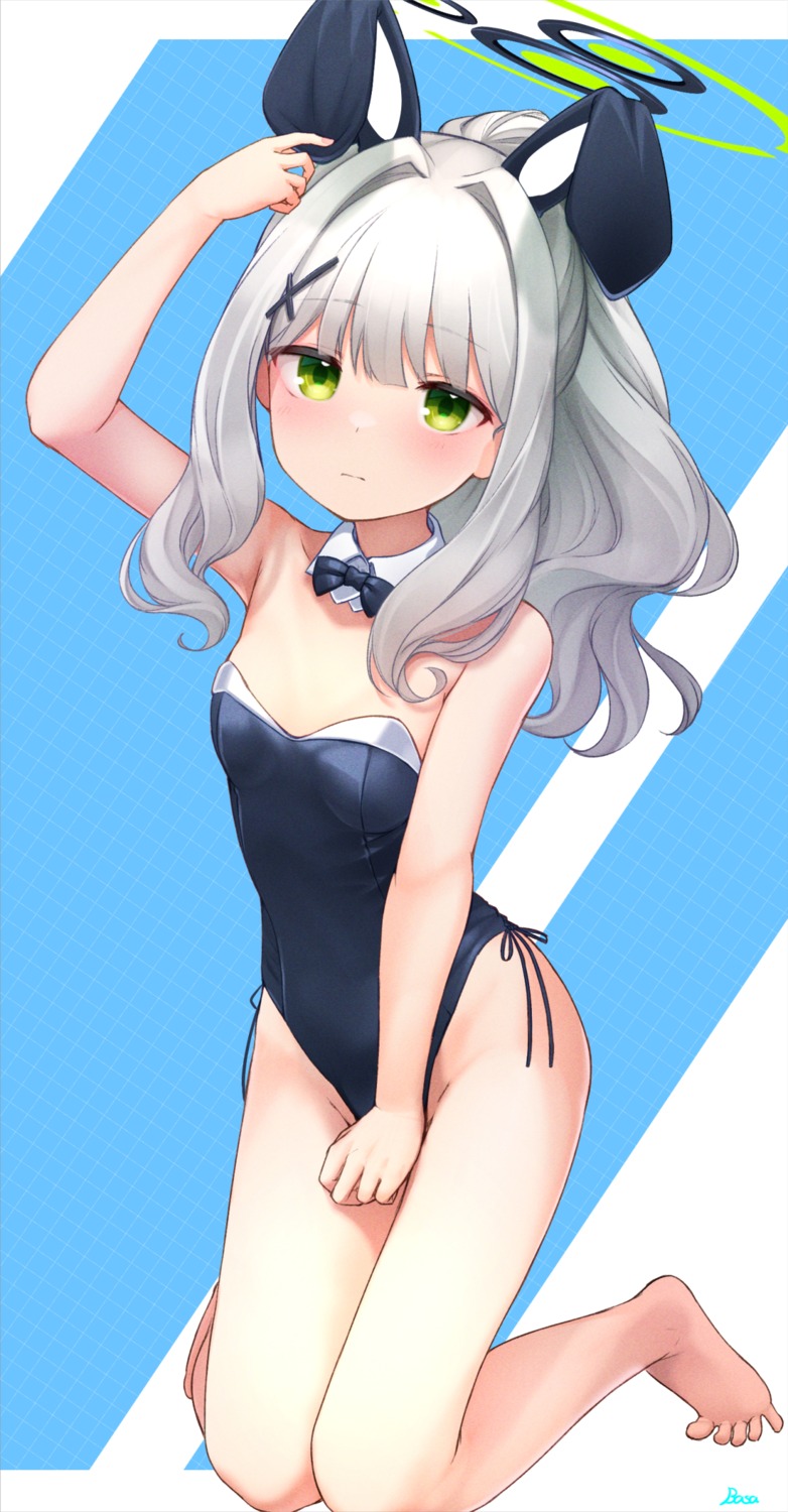 animal_ears, basa_rutan, blue_archive, bunny_ears, bunny_girl, halo, omagari_hare