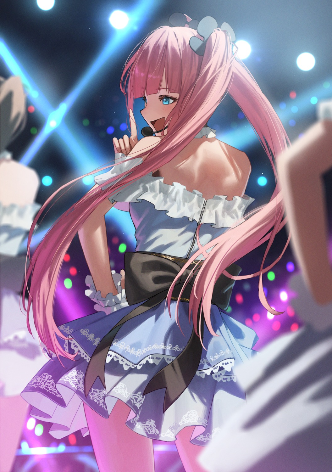 ass, dress, hara_kenshi, kuroba_mitsuha