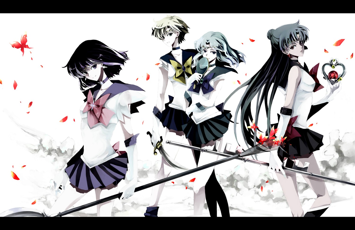bishoujo_senshi_sailor_moon, kaiou_michiru, meiou_setsuna, nonrain, seifuku, tenou_haruka, tomoe_hotaru