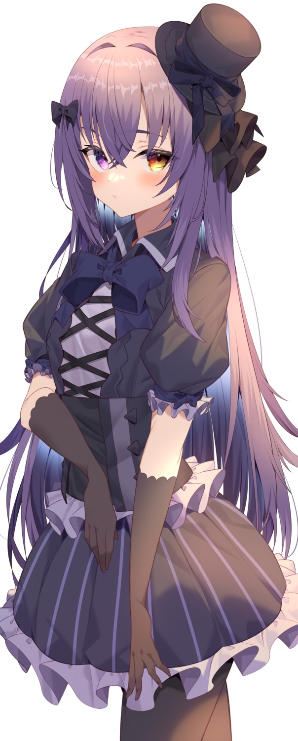 dress, gothic_lolita, heterochromia, jun_(aousa0328), lolita_fashion, pantyhose