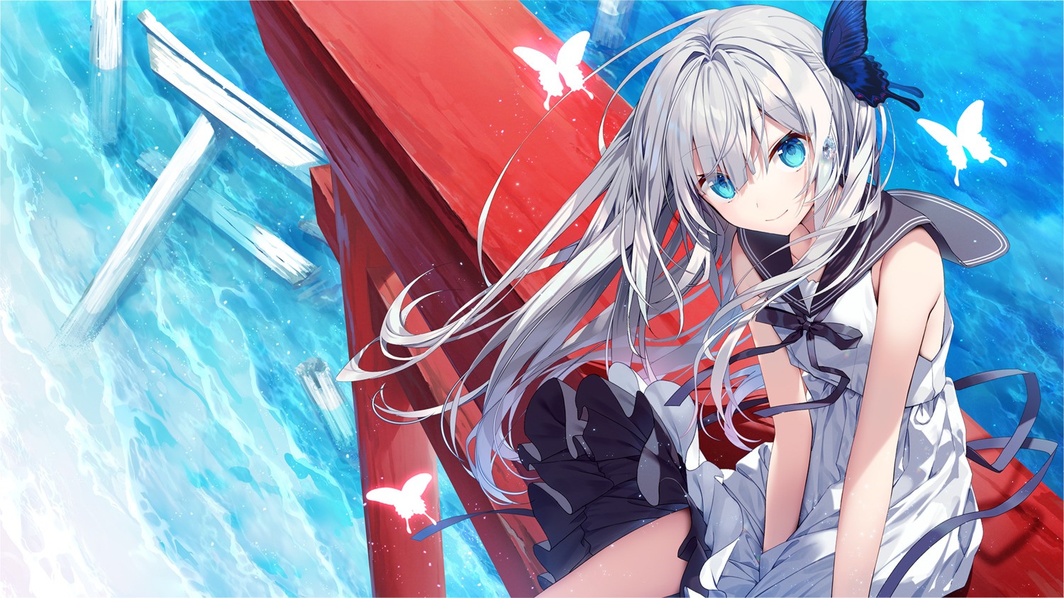 front_wing, ginka_(front_wing), seifuku, skirt_lift, yusano