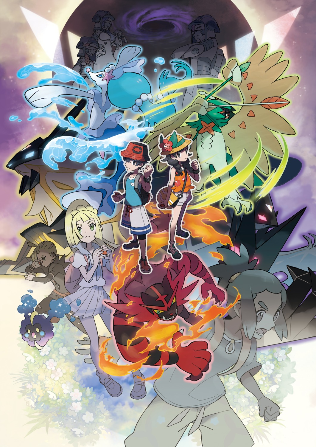 amamo_(pokemon), dulse_(pokemon), glazio_(pokemon), hau_(pokemon), lillie_(pokemon), mirin_(pokemon), mizuki_(pokemon), pokemon, pokemon_sm, pokemon_usum, shionira_(pokemon), you_(pokemon)