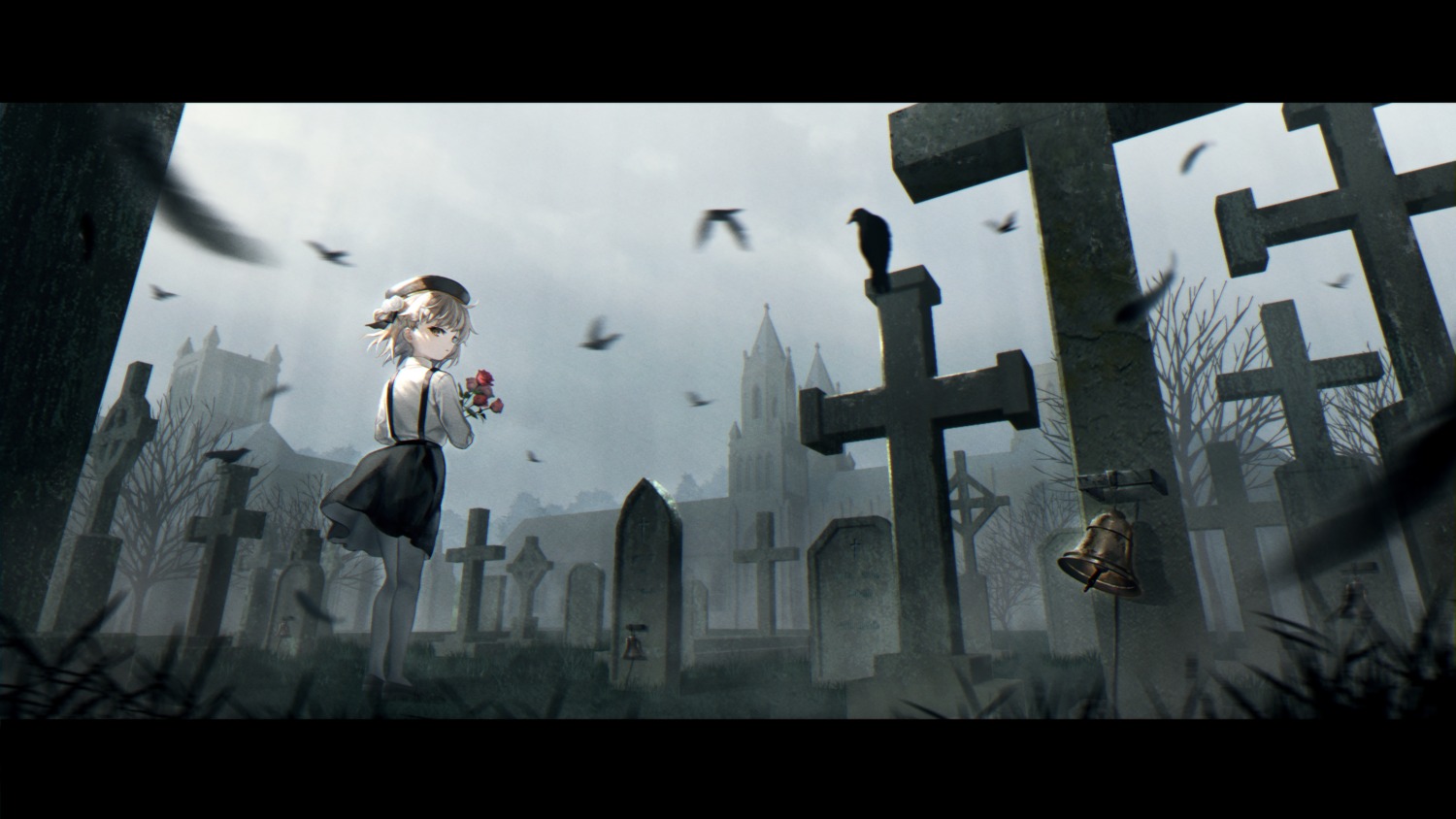 hatoba_tsugu, hatoba_tsugu_(character), landscape, mikemomonga
