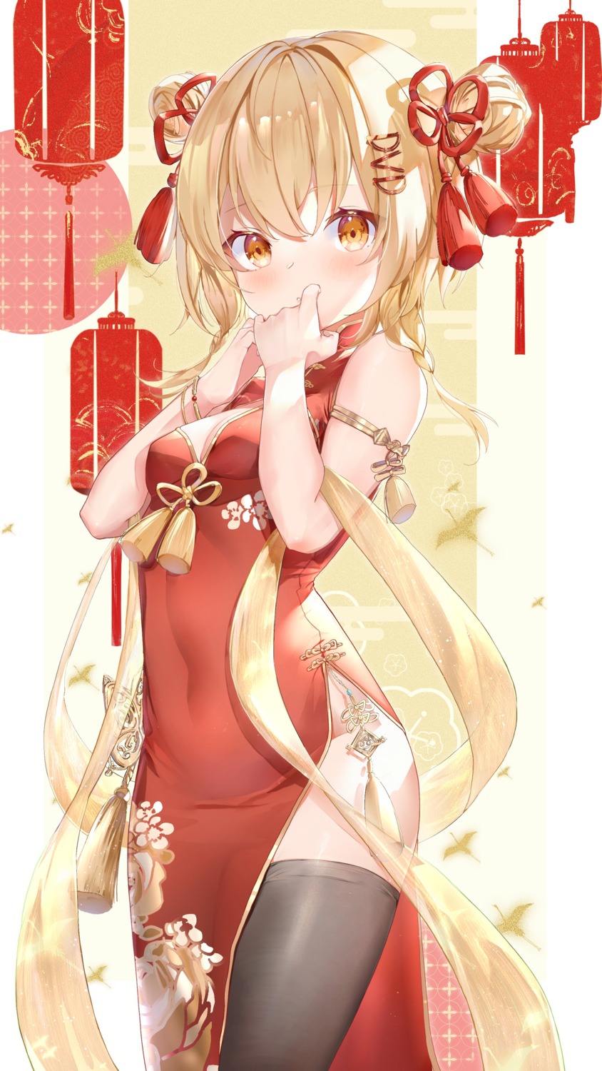 chinadress, dvd_(character), lims_(neko2lims), no_bra, thighhighs