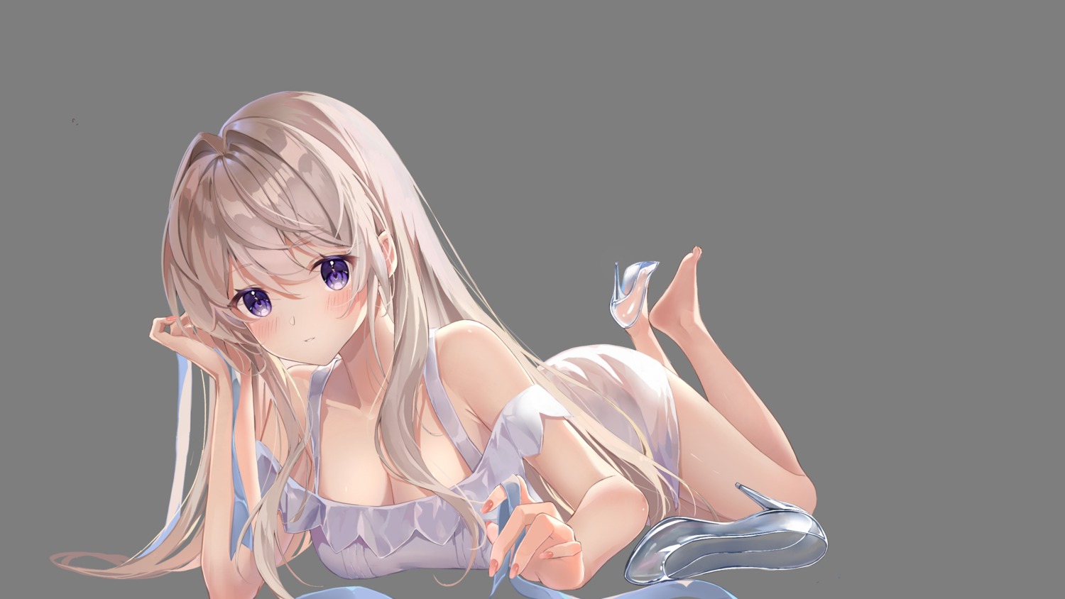 cleavage, dress, heels, lims_(neko2lims), see_through, transparent_png