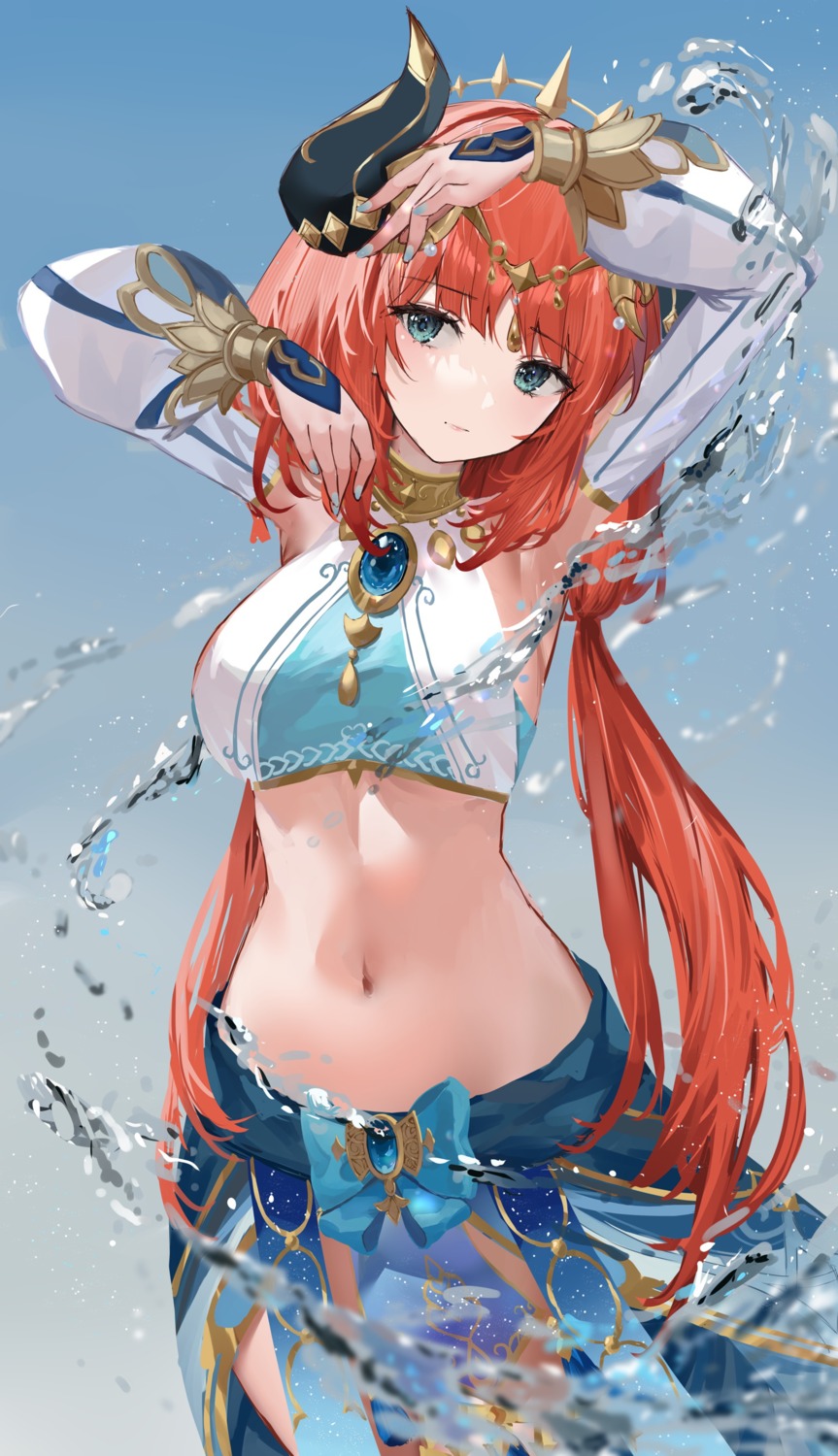 genshin_impact, horns, nilou, raiya_atelier