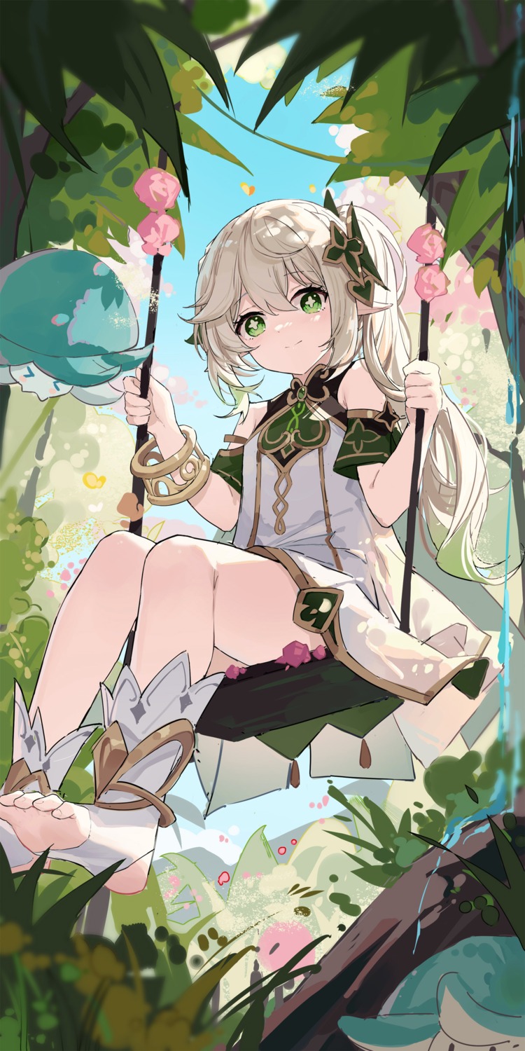 dress, genshin_impact, nahida, pointy_ears, yajuu