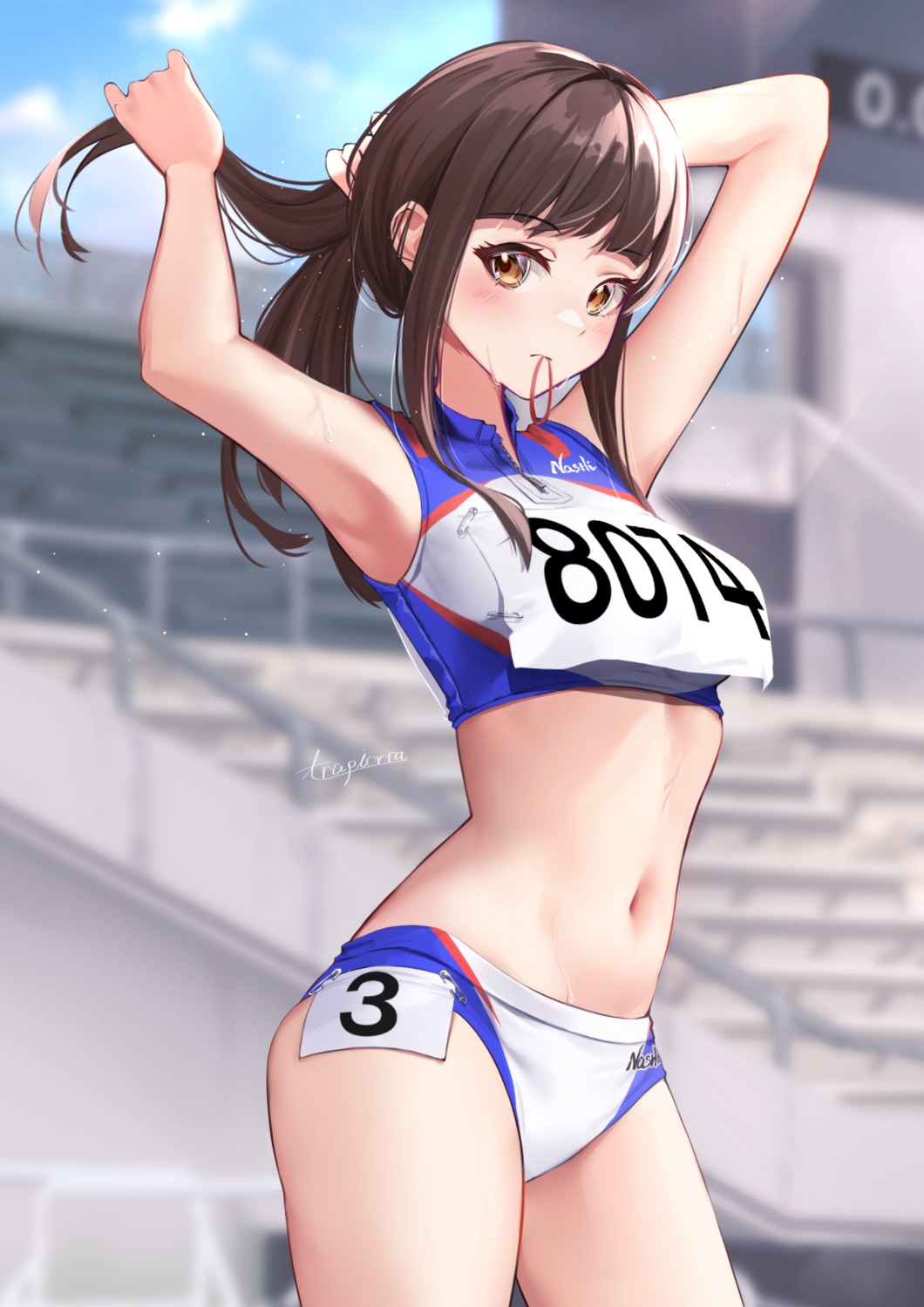 buruma, gym_uniform, trapiorra, wet