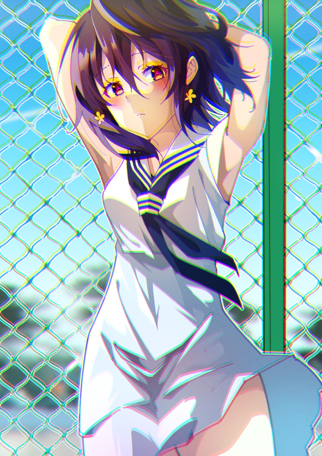cruzango0510, mizuno_ai, seifuku, skirt_lift, zombieland_saga