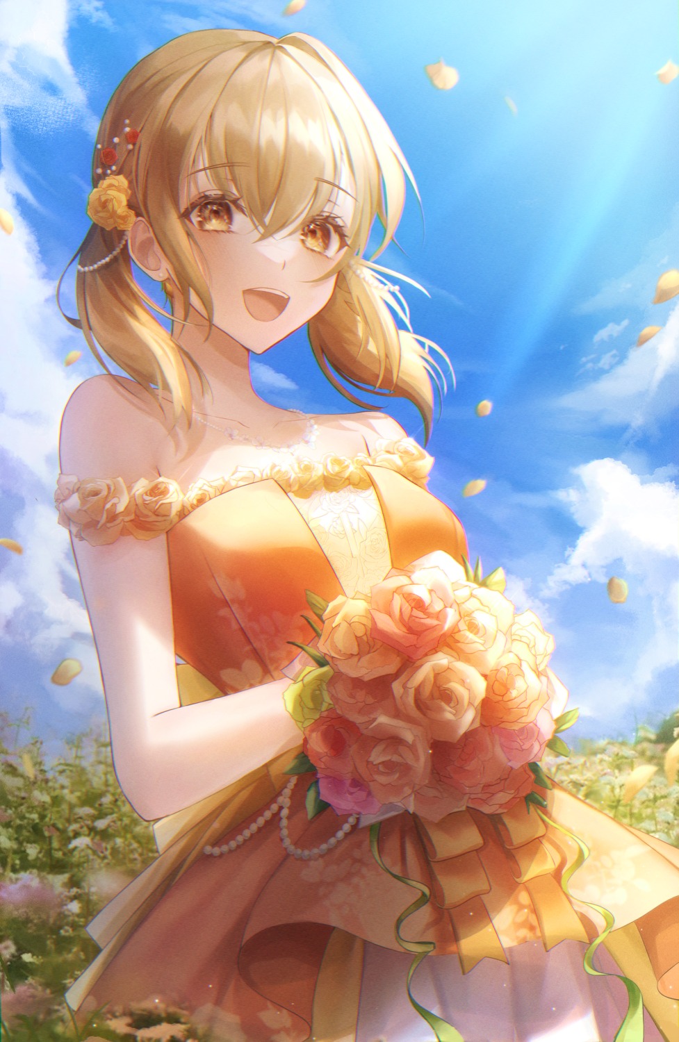 azusawa_kohane, dress, project_sekai, youwon0417