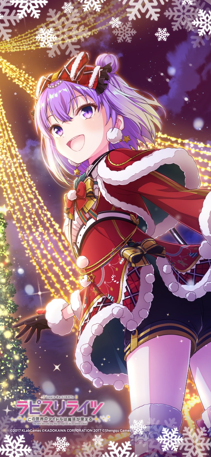 christmas, dress, lapis_re:lights, lucifer_(lapis_re:lights), thighhighs, u35