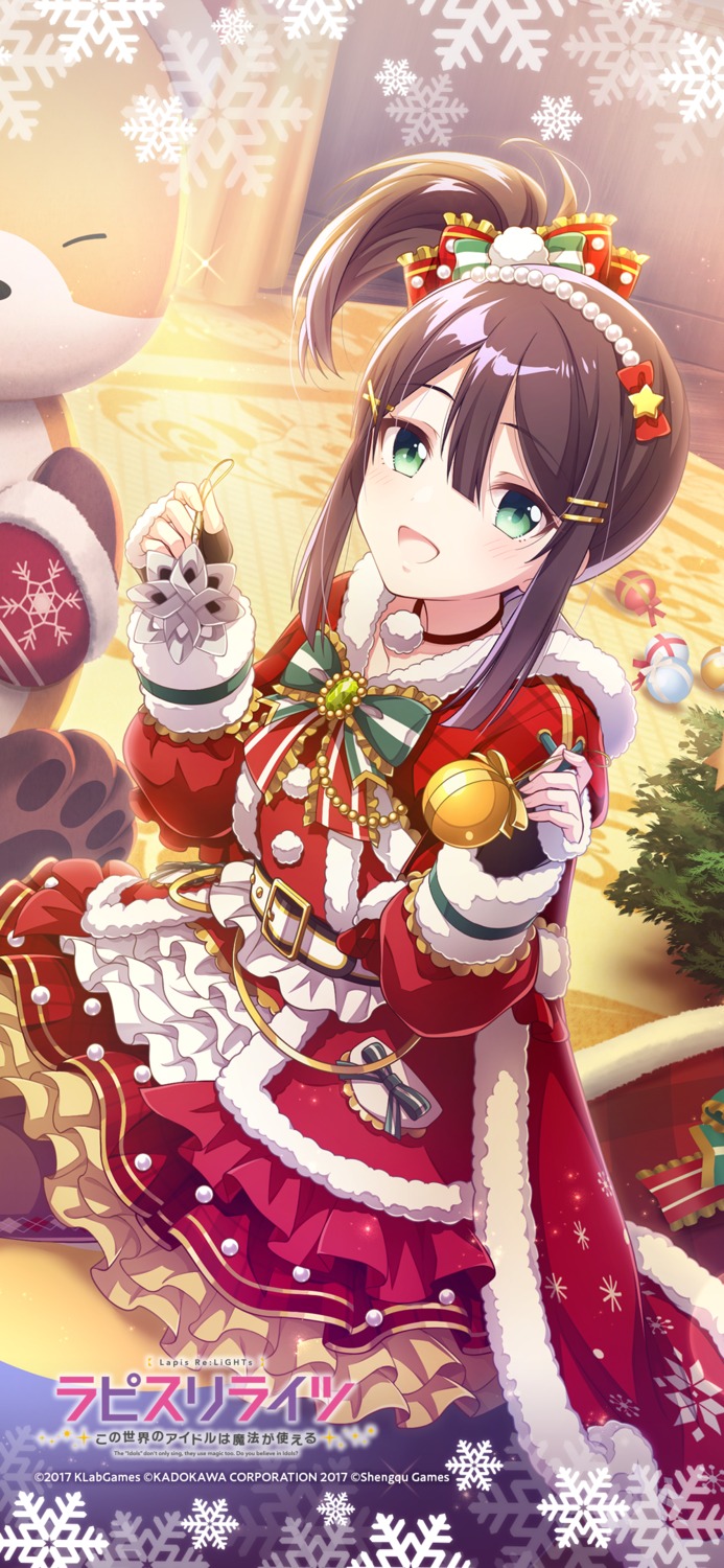 christmas, dress, kaede_(lapis_re:lights), lapis_re:lights, u35