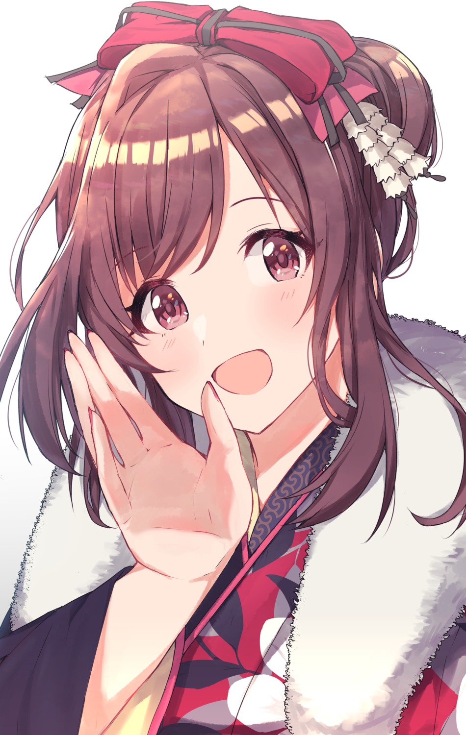 hanetsuka, japanese_clothes, the_idolm@ster, the_idolm@ster_shiny_colors, tsukioka_kogane