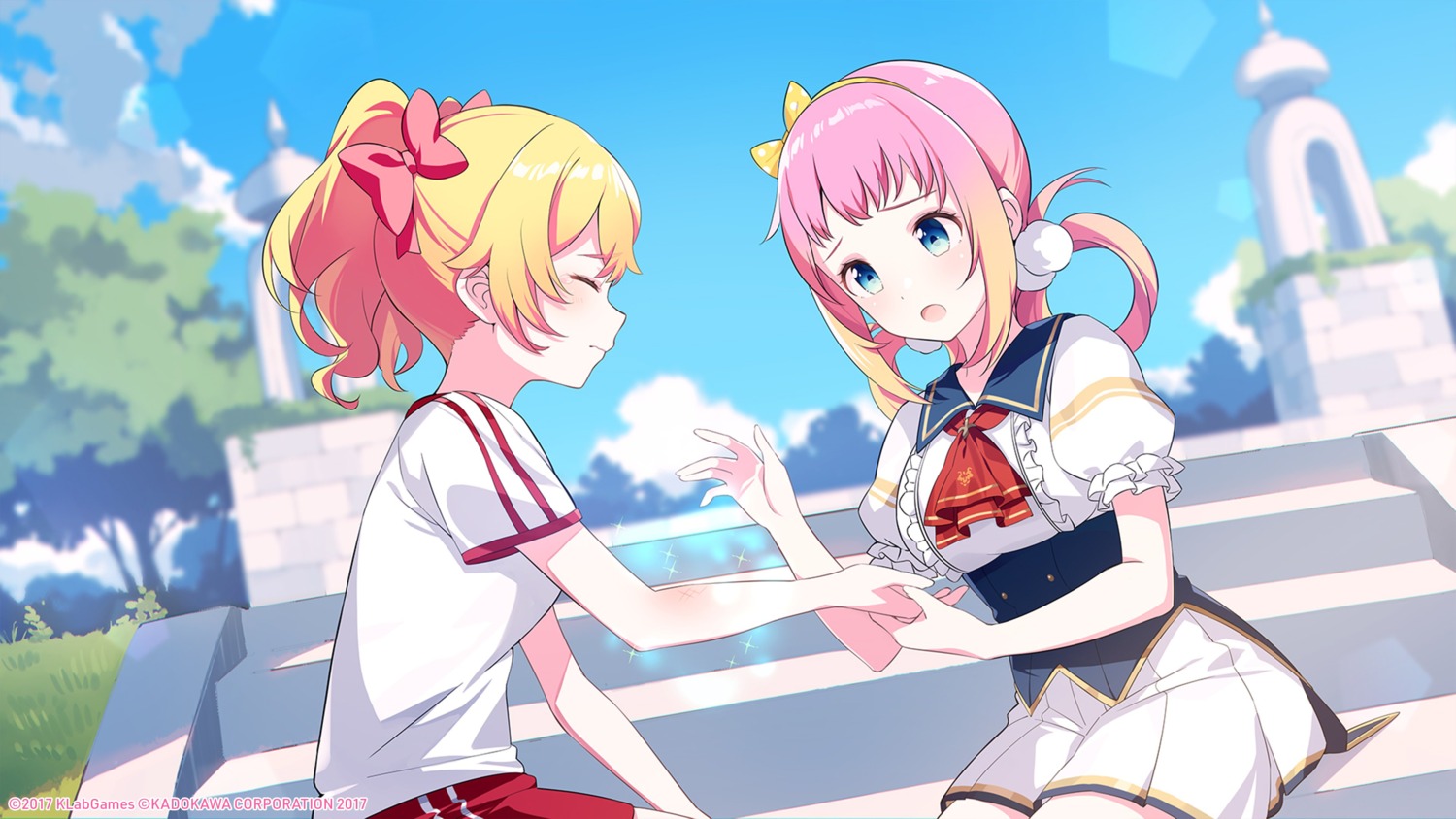 angelica_(lapis_re:lights), gym_uniform, lapis_re:lights, lavie_(lapis_re:lights), seifuku, u35, wallpaper
