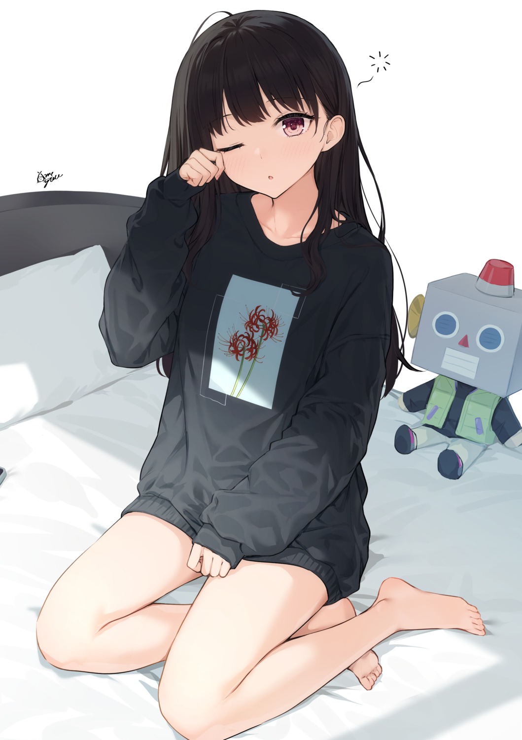 inoue_takina, lycoris_recoil, sweater, takenoko_no_you