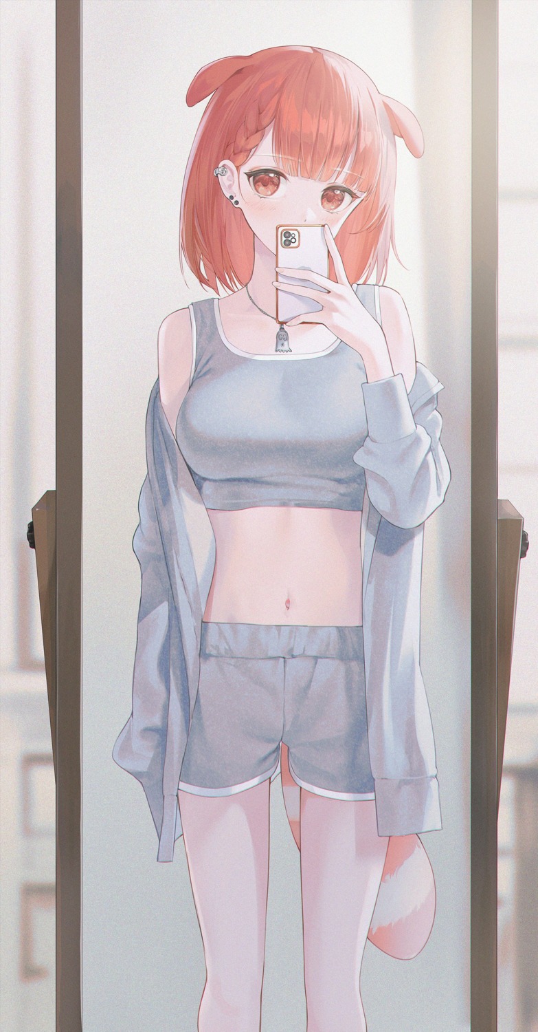 animal_ears, nakashima_(pluscolor), selfie, tail