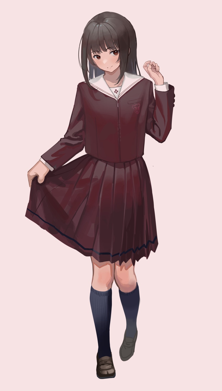 mugugu, seifuku, skirt_lift