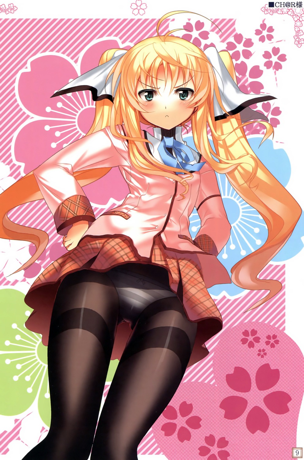ch@r, lydie_de_le_fehver, pantsu, pantyhose, sakura_tale, seifuku, shimapan
