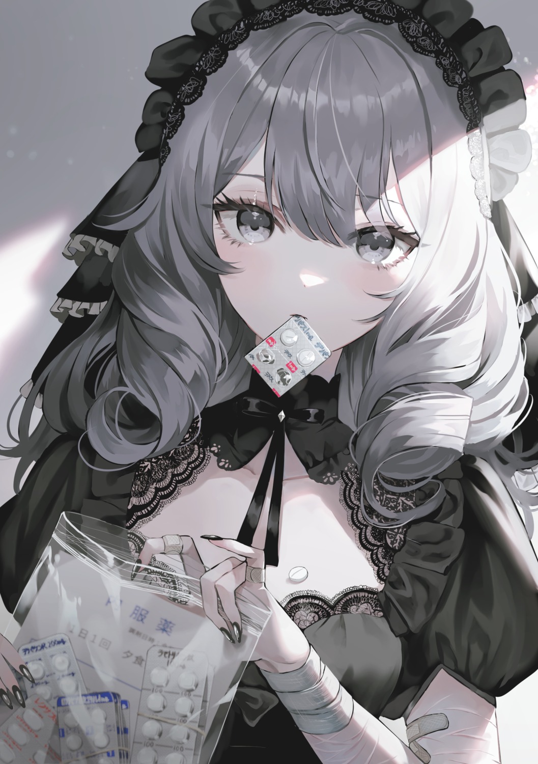 bandages, bandaid, gothic_lolita, lolita_fashion, yumeno_yume