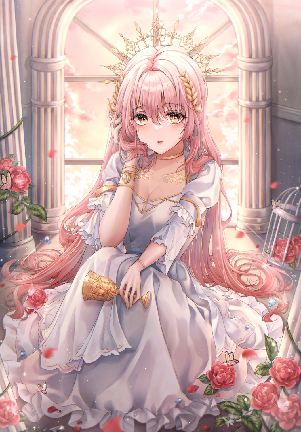 cleavage, dress, pippin_sol, see_through