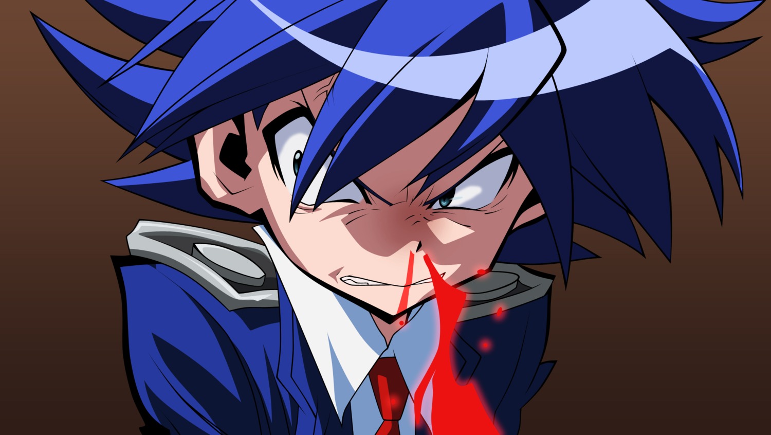 blood, needless, setsuna_(needless), vector_trace