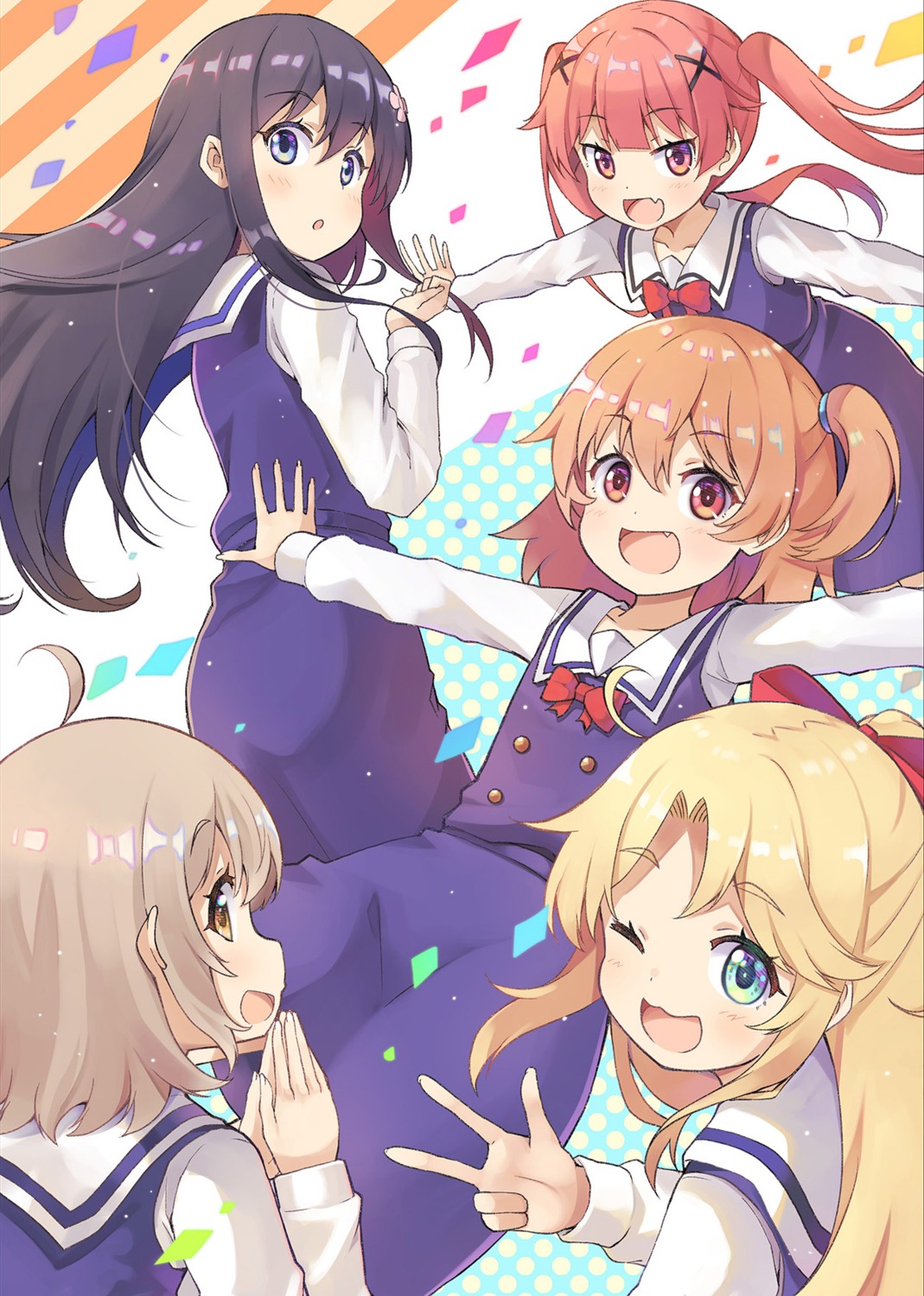 himesaka_noa, hoshino_hinata, konomori_kanon, seifuku, shirosaki_hana, tanemura_koyori, watashi_ni_tenshi_ga_maiorita!