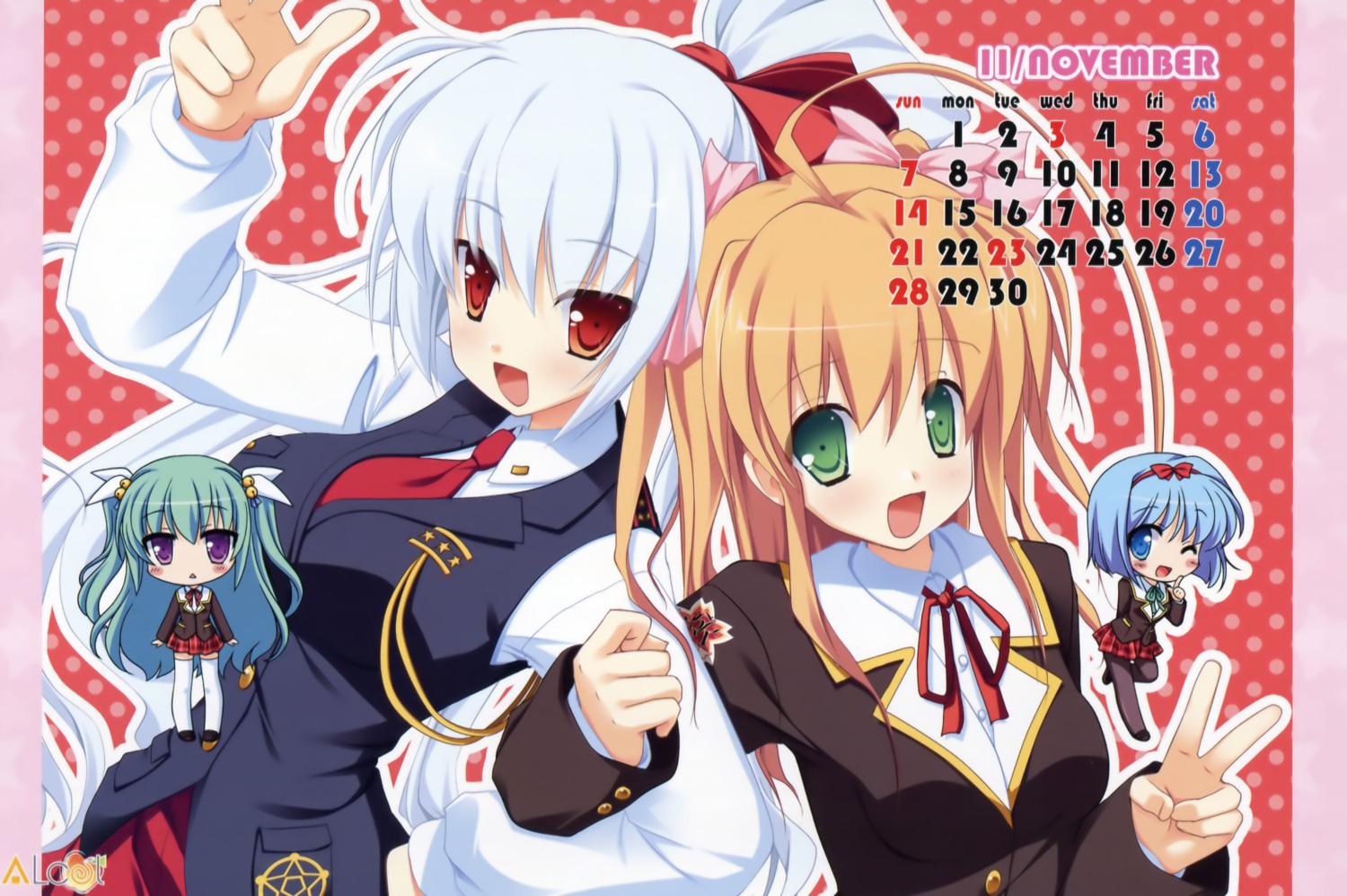 alcot, aona_masao, calendar, chibi, irina_vladimirovna_putina, jpeg_artifacts, kouchuusen_ezekiel, miyoshi_ran