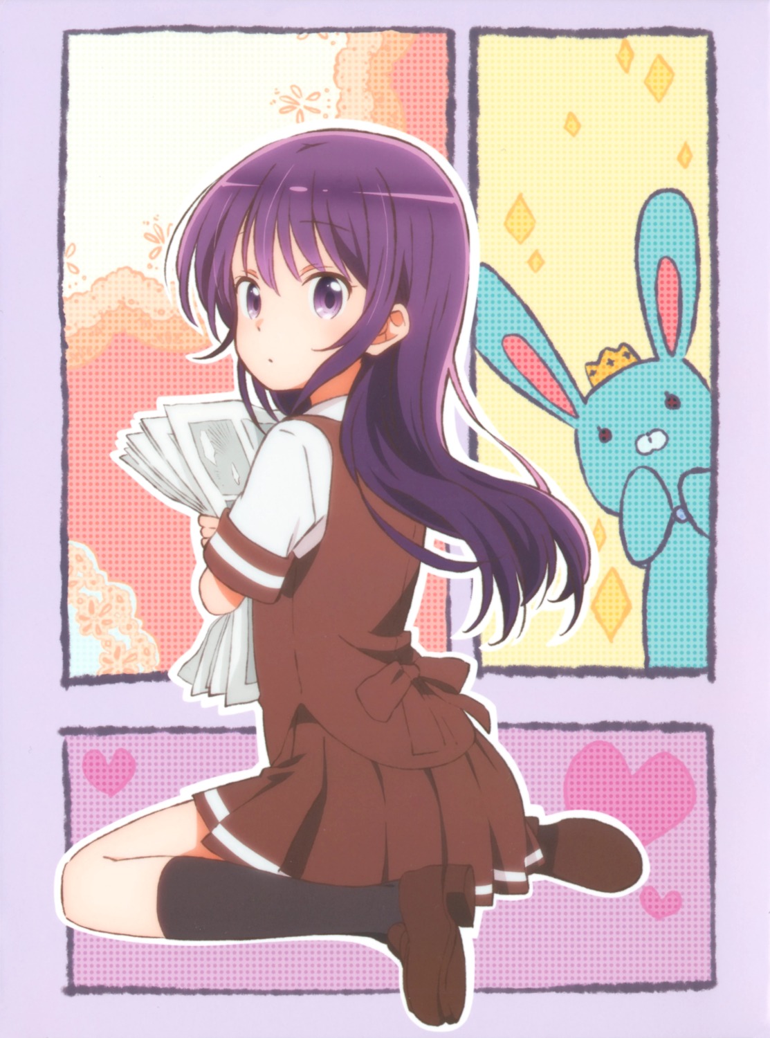 comic_girls, disc_cover, irokawa_ruki, saitou_yoshiko, seifuku