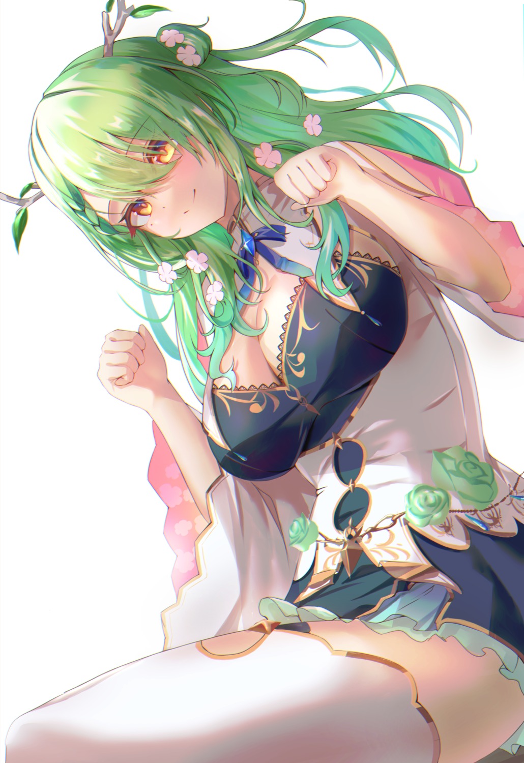 ceres_fauna, hololive, hololive_english, horns, thighhighs, yahan_(mctr5253)