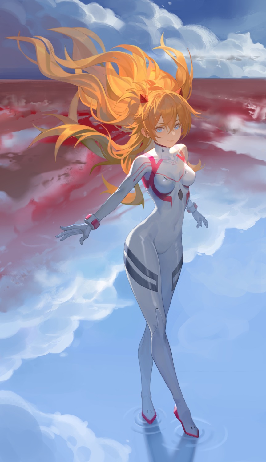 bodysuit, neon_genesis_evangelion, rin617, souryuu_asuka_langley