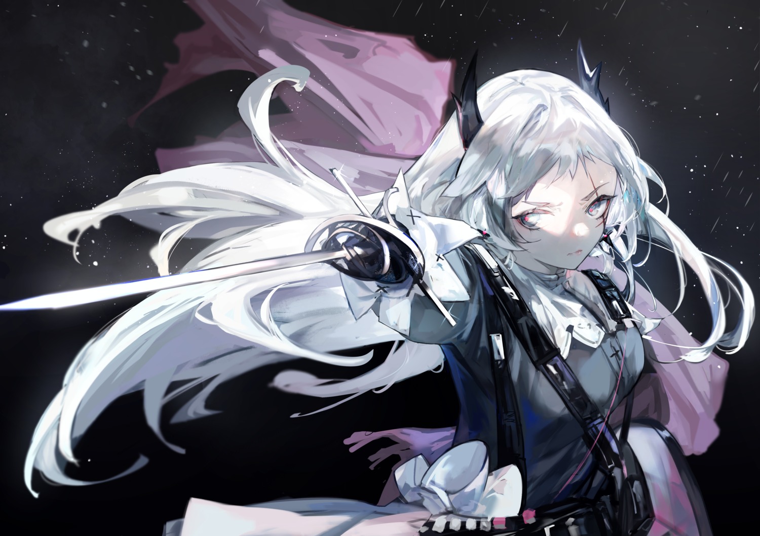 arknights, irene_(arknights), saitogiulio, sword