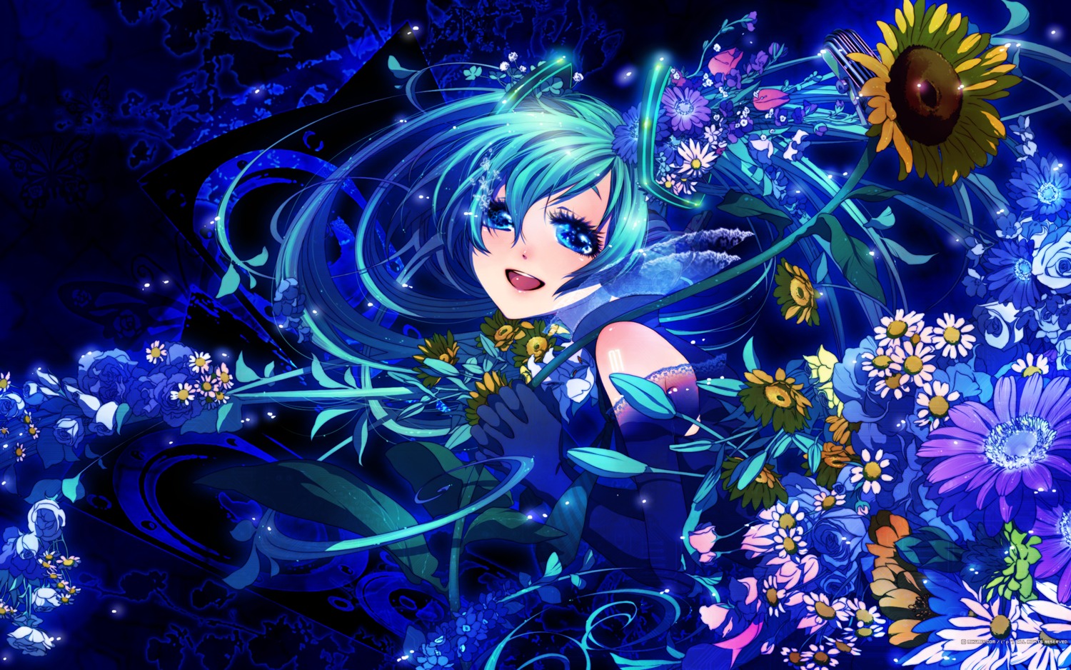 akezu, hatsune_miku, vocaloid, wallpaper
