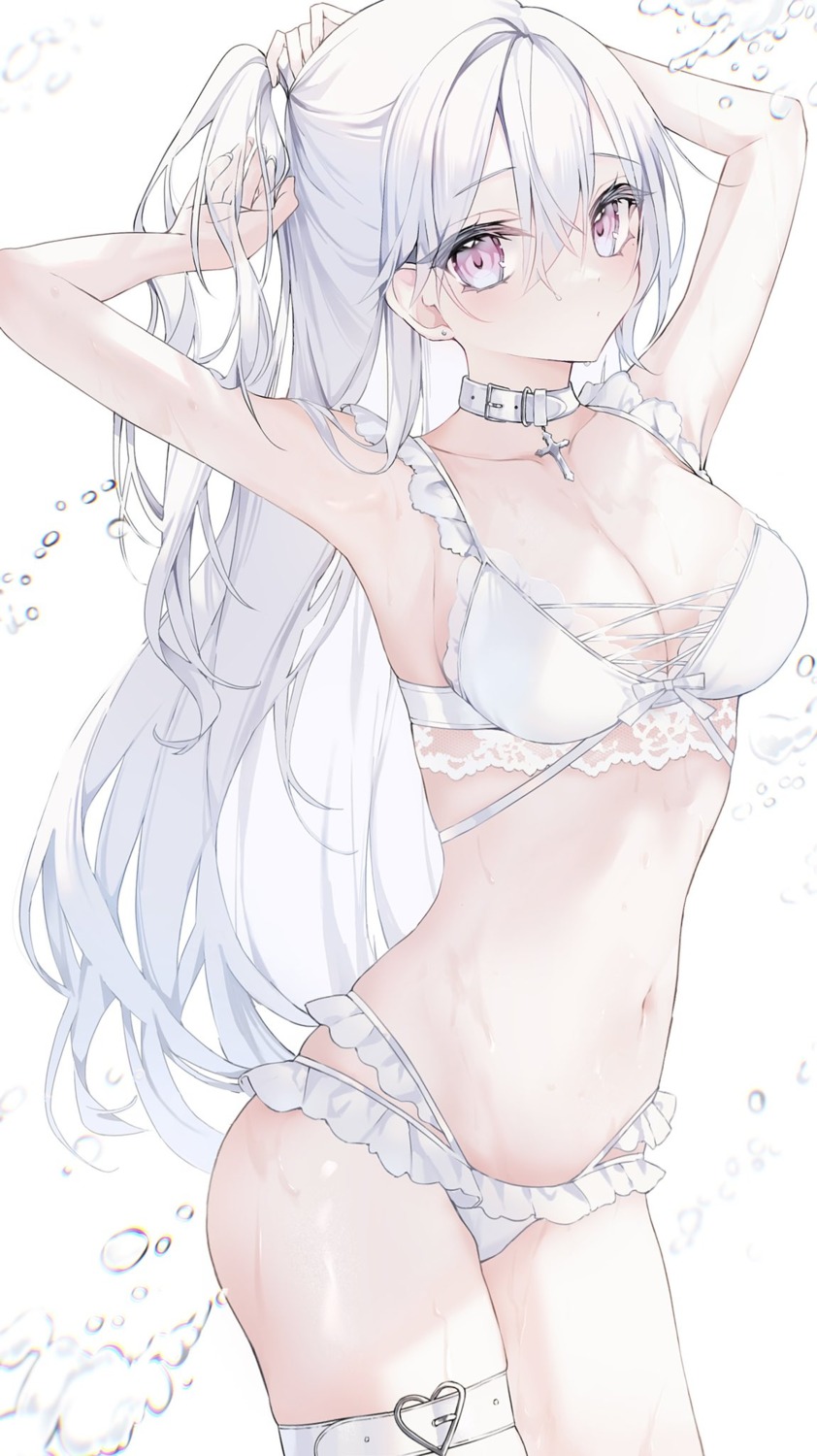 bikini, garter, hagoromo_mayo, indie_virtual_youtuber, noah_(0noah), swimsuits, wet