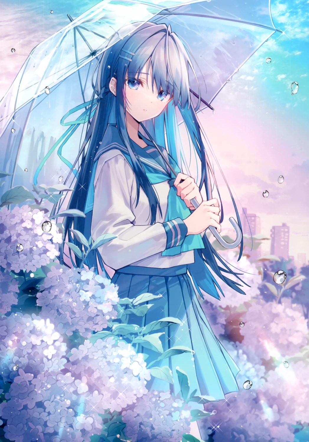oshioshio, oshioshio_(circle), seifuku, umbrella