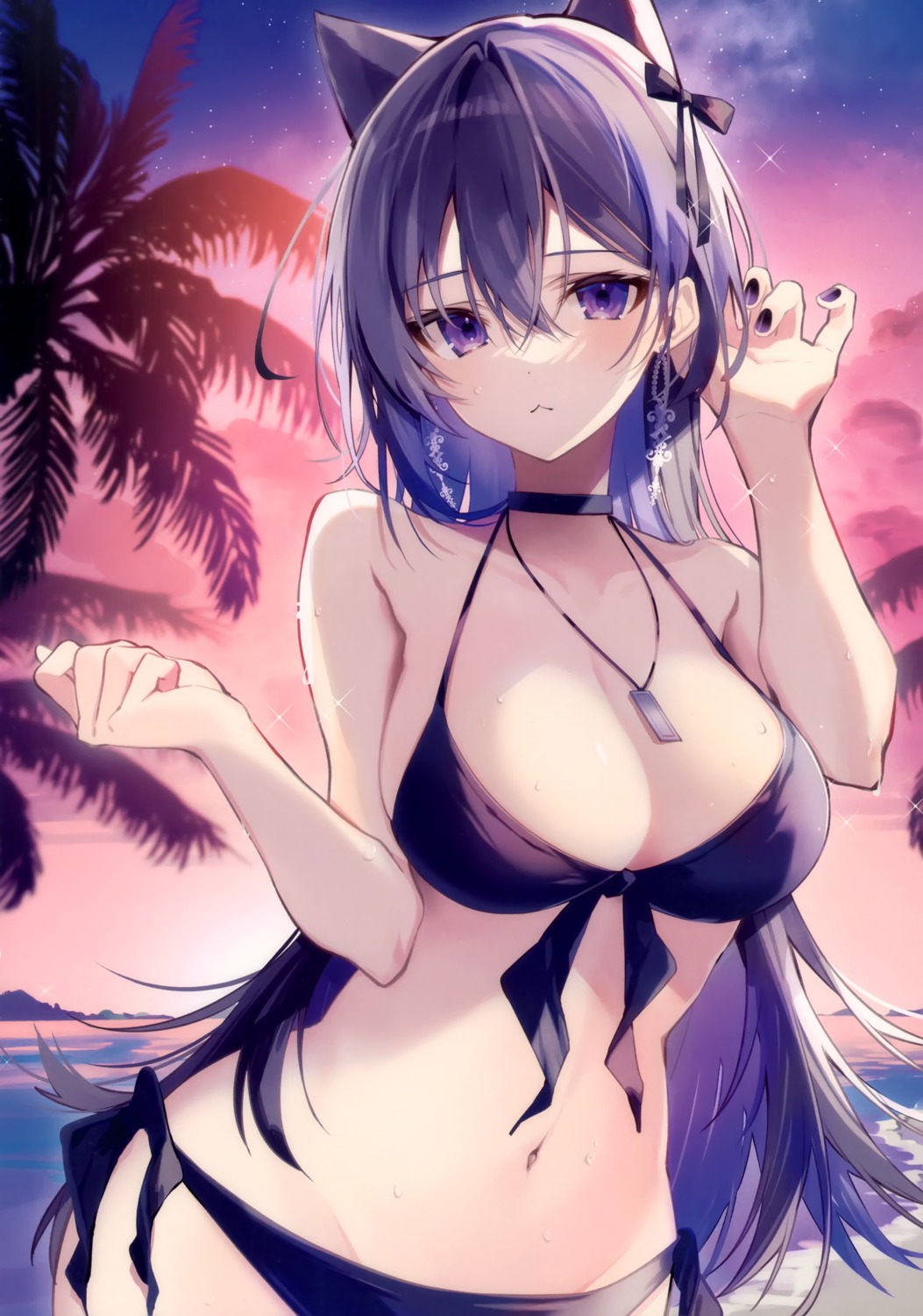 animal_ears, bikini, oshioshio, oshioshio_(circle), swimsuits