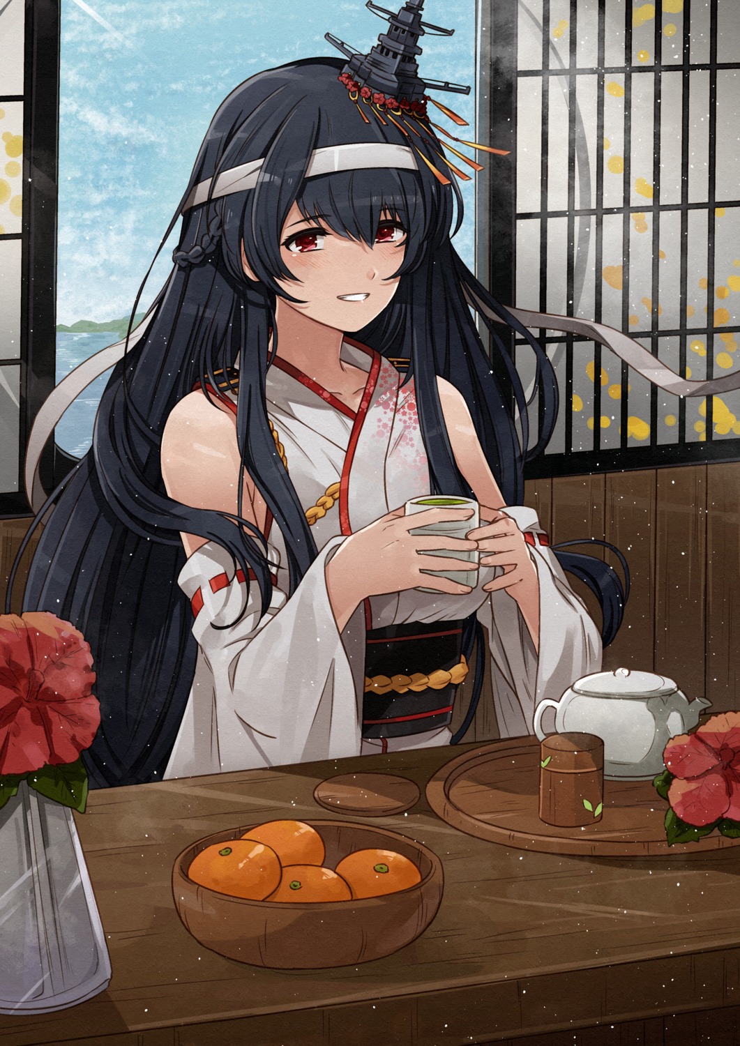 fusou_(kancolle), japanese_clothes, kanmiya_shinobu, kantai_collection
