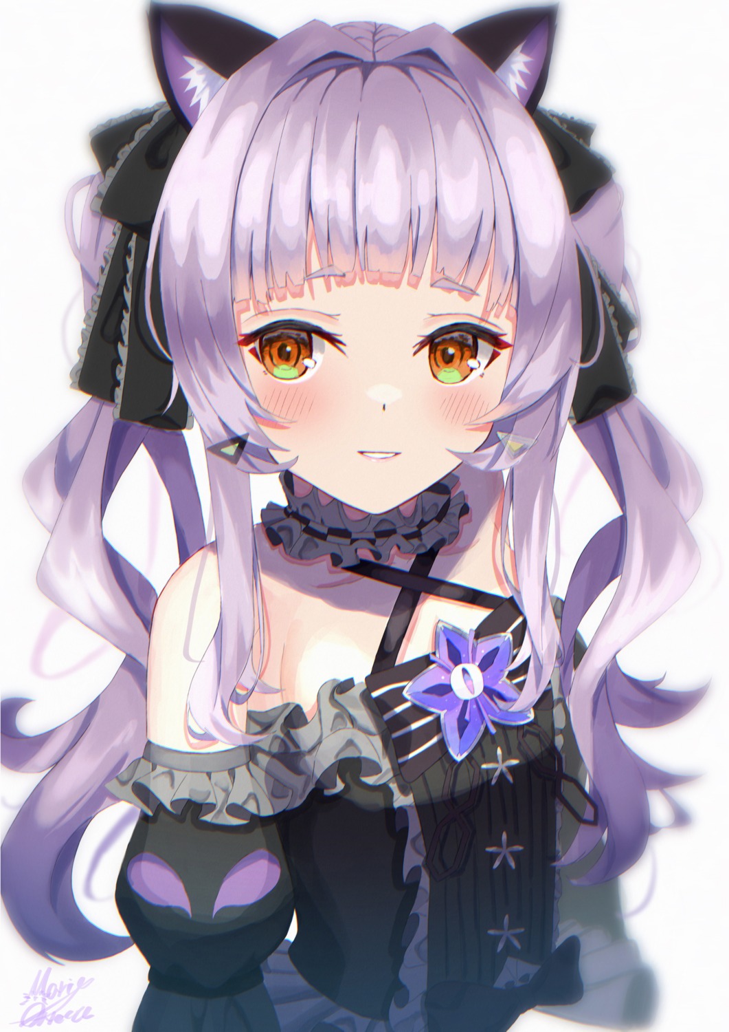 animal_ears, hololive, lolita_fashion, maria_onnette, murasaki_shion, nekomimi