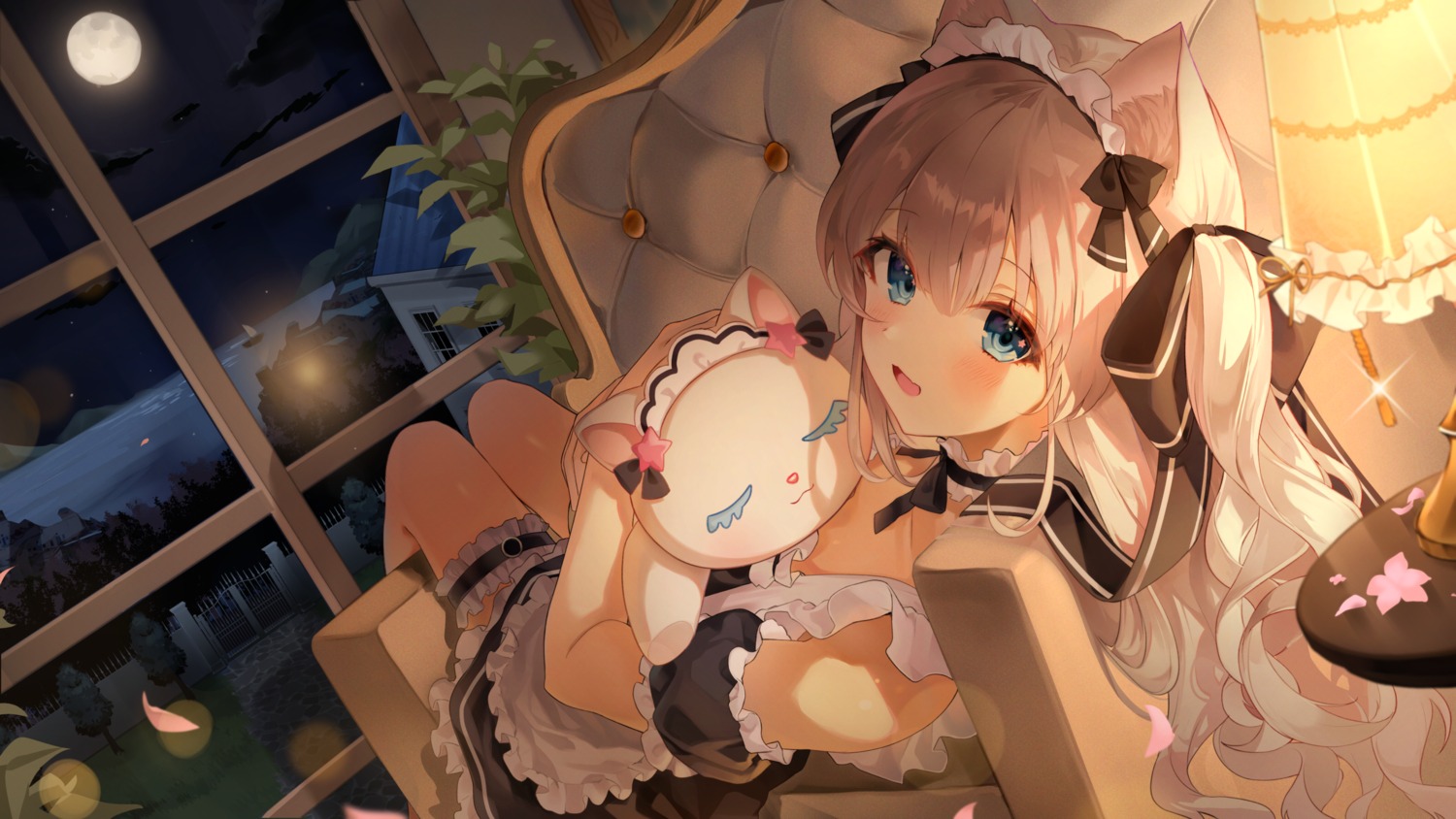 animal_ears, maid, miltea, nekomimi