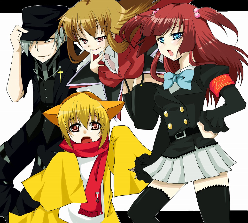 ageha_(artist), amakusa_juuza, mammon, sakutarou, seifuku, thighhighs, umineko_no_naku_koro_ni, ushiromiya_ange