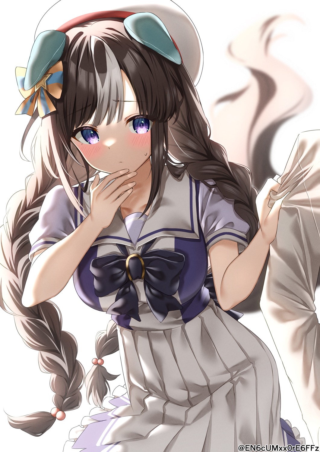 animal_ears, hokko_tarumae_(umamusume), seifuku, tail, uma_musume_pretty_derby, yamano_rokamizu