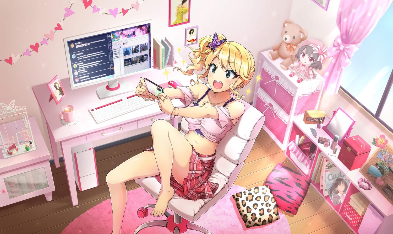 chibi, dolphin_wave, izumi_kiri, skirt_lift, takuji