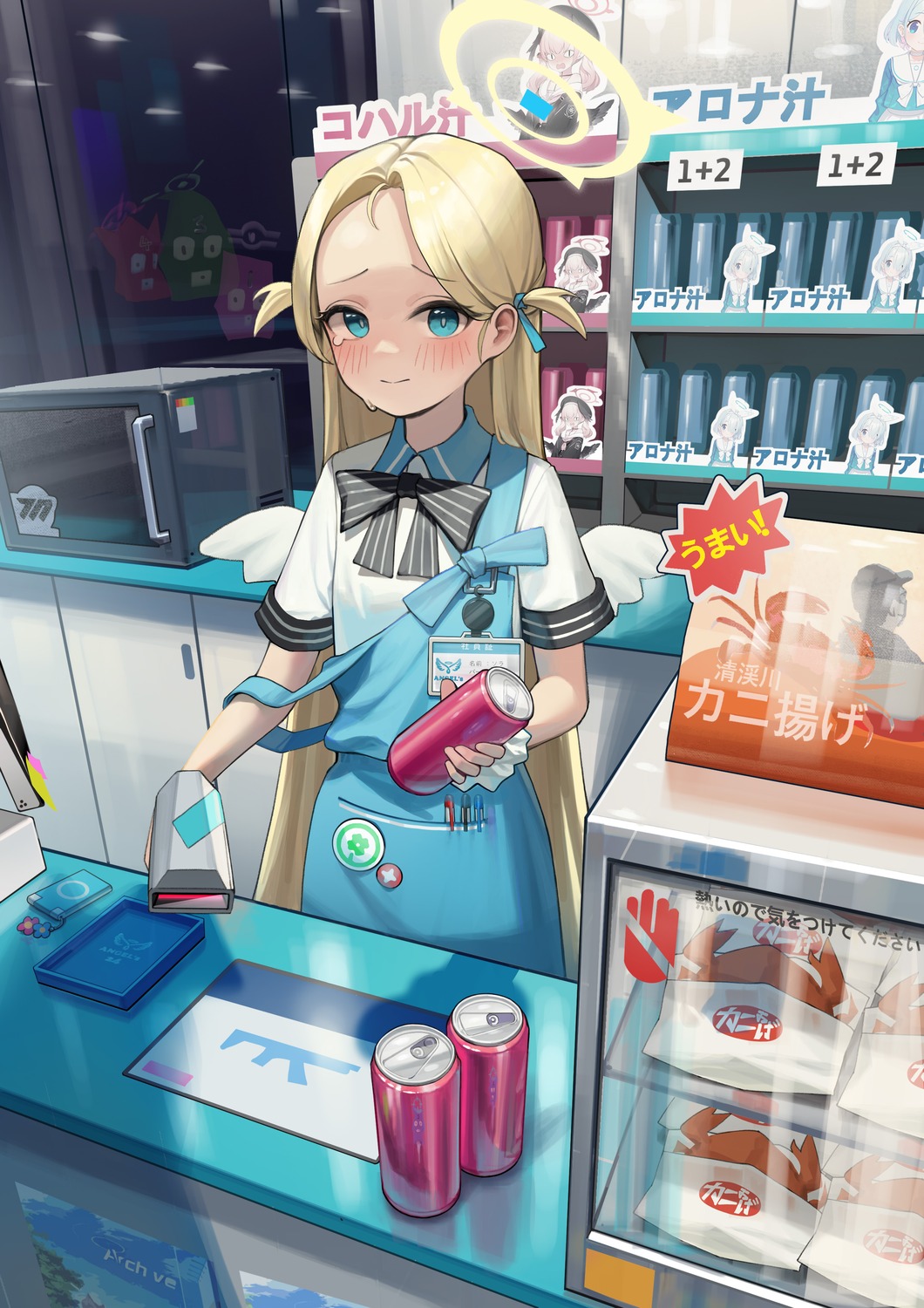 angel, blue_archive, dong_ji, sora_(blue_archive), uniform, wings