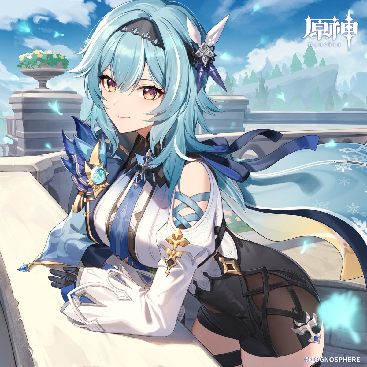 eula, garter, genshin_impact, nyum