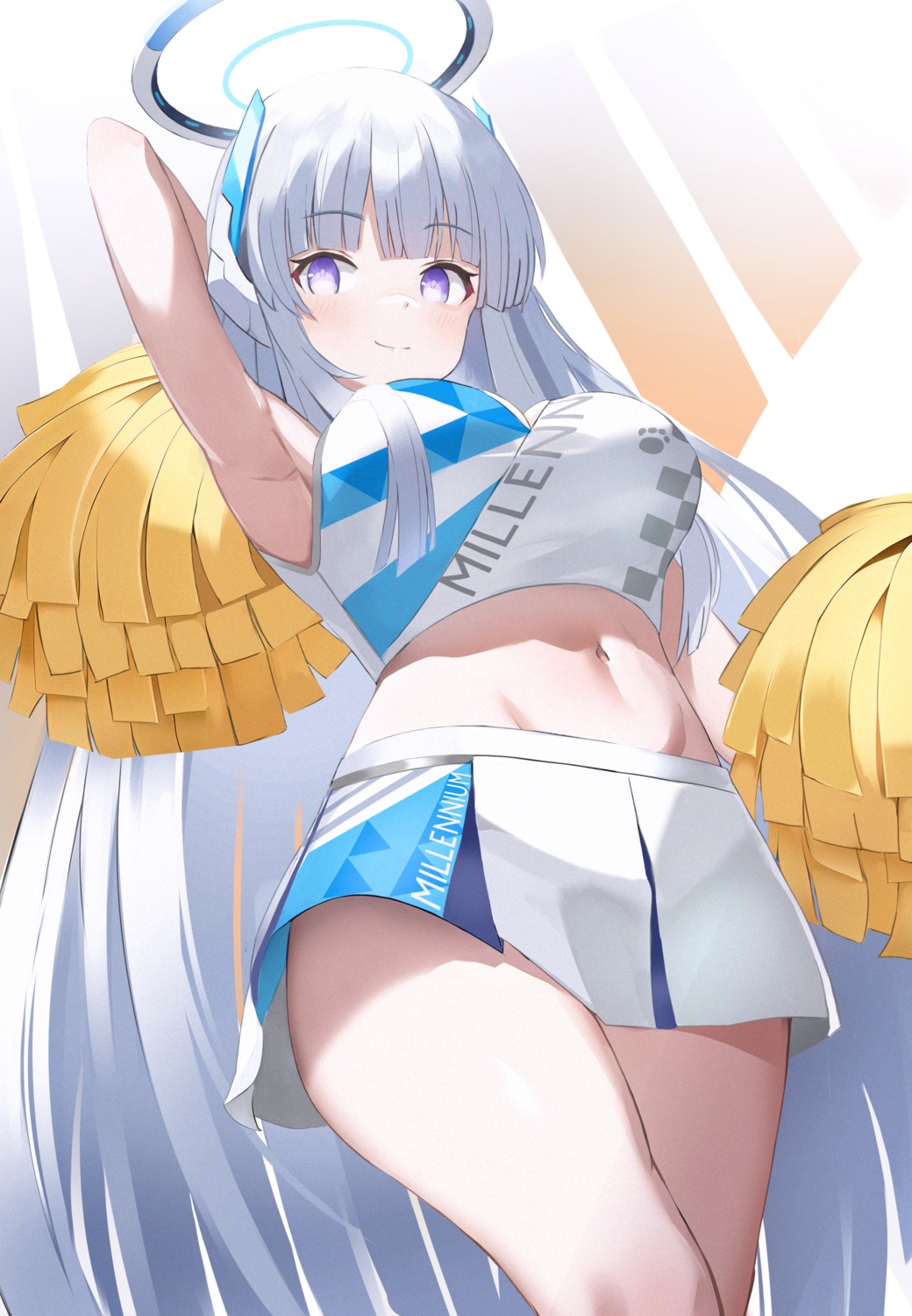 blue_archive, cheerleader, cosplay, darudana, halo, nekozuka_hibiki, ushio_noa