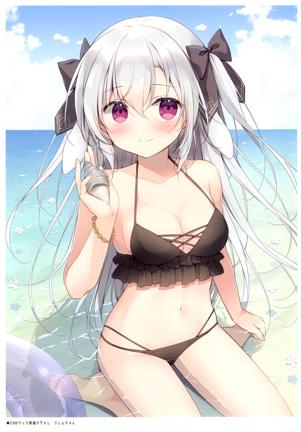 bikini, canvas+garden, miyasaka_miyu, shionomiya_richer, swimsuits, wet