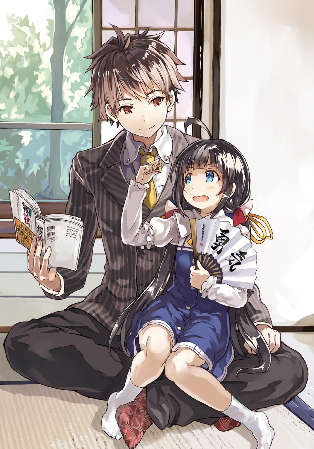 business_suit, hinatsuru_ai, kuzuryuu_yaichi, ryuuou_no_oshigoto!, seifuku, tagme